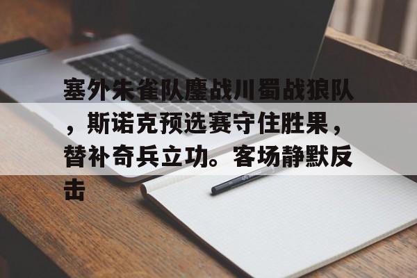APP下载-塞外朱雀队鏖战川蜀战狼队，斯诺克预选赛守住胜果，替补奇兵立功。客场静默反击的简单介绍